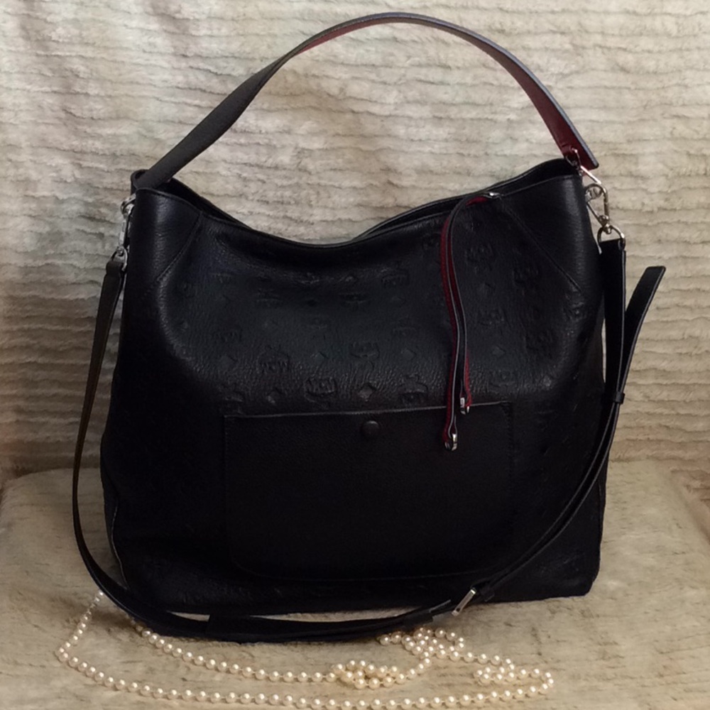 MCM Hobo Klara Monogram Women's
